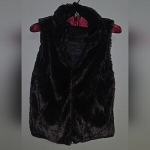 Brown Faux Fur Vest